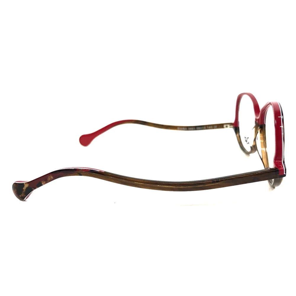 BOZ Eyeglasses Frames BIMBA 3991 Rouge Jungle/Brun Nuage Full Rim 56-14-140